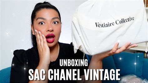 VESTIAIRE COLLECTIVE : Unboxing Sac Chanel Camera